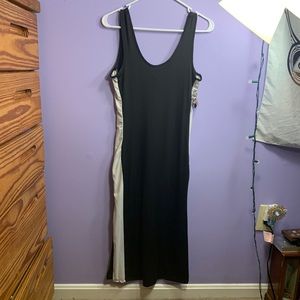 MIDI slit dress